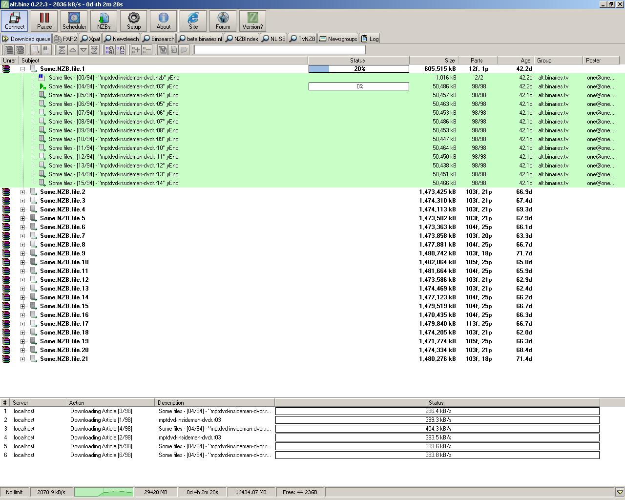 Usenet Clients Newsgroup Software And Nzb Tools For Download At