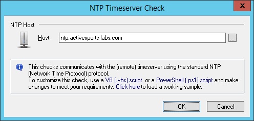 Monitor NTP