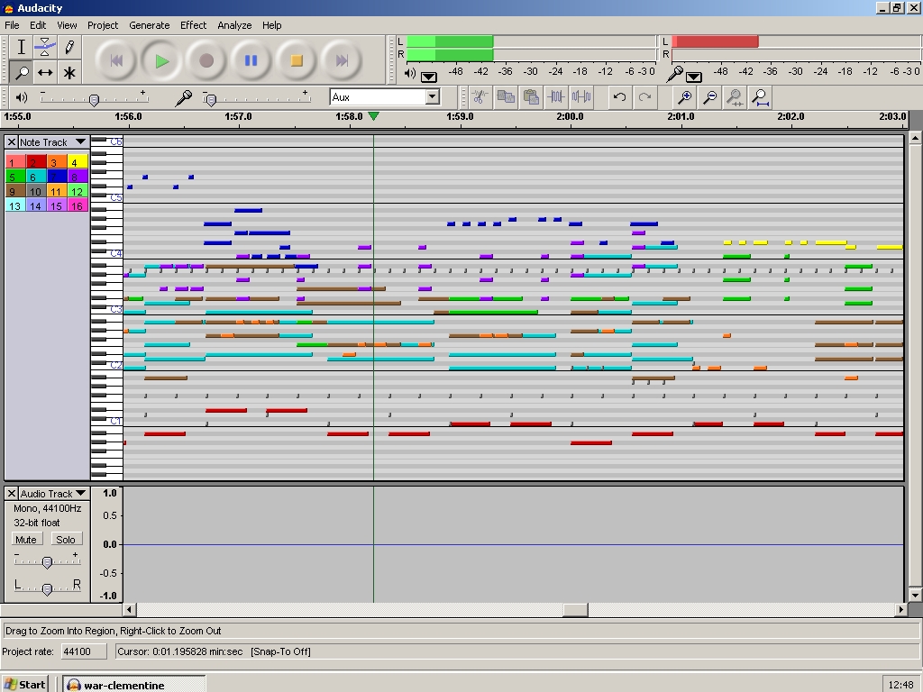 audacity music editing software