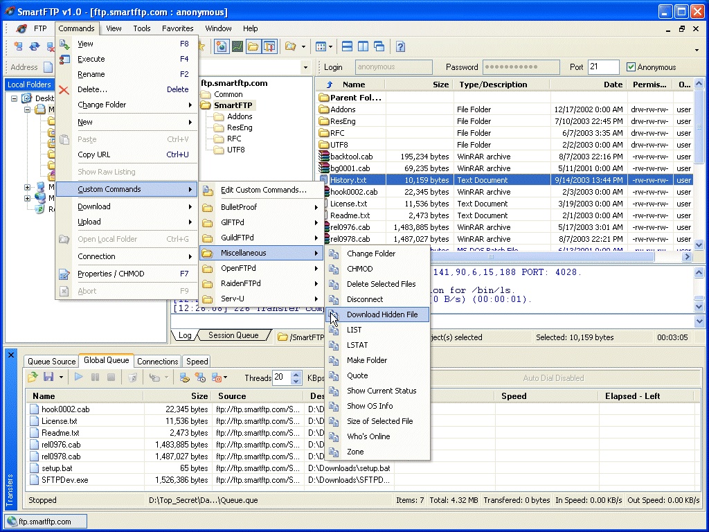 SmartFTP Client 10.0.3184 for windows instal