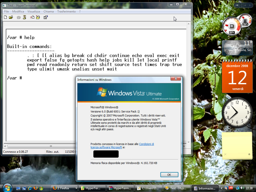 windows terminal emulation program