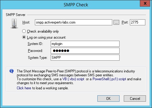 Monitor SMPP